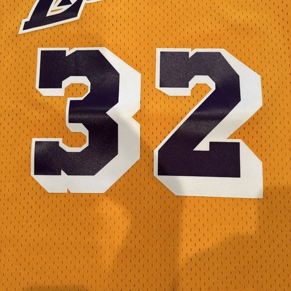 Magic Johnson Los Angeles Lakers Mitchell & Ness Authentic 1984-85 Jersey 2XL T - Picture 6 of 9